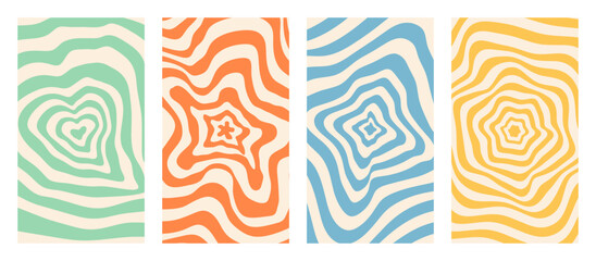 Groovy hippie 70s abstract background backgrounds