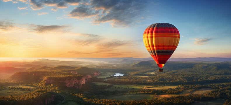 a scenic hot air balloon ride for a unique and memorable experience