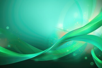 abstract background awareness green ribbon for Childhood depression, cerebral palsy, bipolar disorder