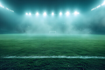 Sports stadium with a lights background