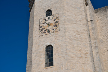 Clock Tower Girona. "Sacred Glow within the Gothic Walls of Girona Cathedral - Spain's Spiritual Treasure"