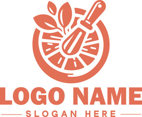 restaurant, bar, coffee shop, bbq, bakery, cafe, food logo and icon symbol clean flat modern minimalist business logo design editable vector