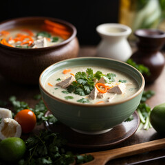 Tom Kha Gai - Fragrant Coconut Chicken Soup