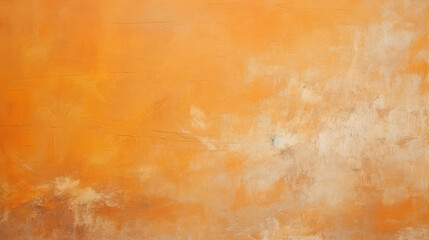 Old grunge wall texture in orange color