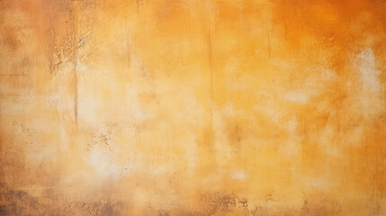 Old grunge wall texture in orange color