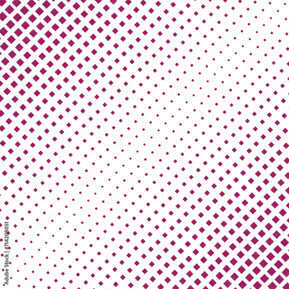 Aufkleber abstract seamless minimalistic purple diagonal rectangle halftone dot pattern.