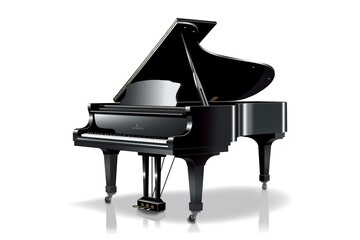 piano keys and music notes