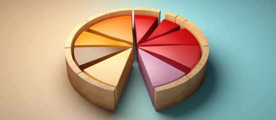colorful financial pie chart