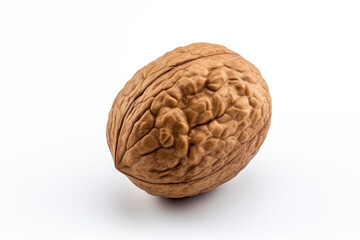 Fototapeta premium One walnut, isolated white background
