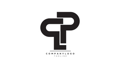 Obraz premium Alphabet letters Initials Monogram logo QP, QP INITIAL, QP letter