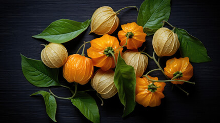 Organic Gooseberry fruit background