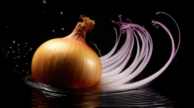 Organic onion photo