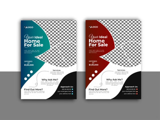 set of business cards, Brochure design, cover modern layout, annual report, poster, flyer in A4
