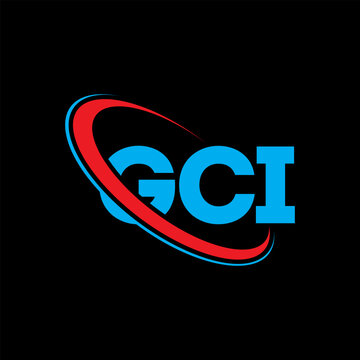 GCI logo. GCI letter. GCI letter logo design. Intitials GCI logo linked with circle and uppercase monogram logo. GCI typography for technology, business and real estate brand.