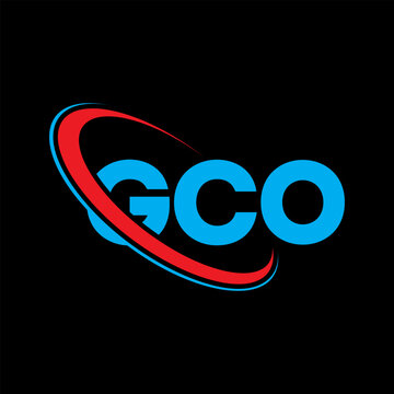 GCO logo. GCO letter. GCO letter logo design. Intitials GCO logo linked with circle and uppercase monogram logo. GCO typography for technology, business and real estate brand.