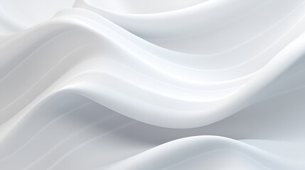 Obraz na płótnie Canvas Elegant White Wave Textures on Clean Background HD Wallpapers
