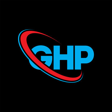 GHP logo. GHP letter. GHP letter logo design. Initials GHP logo linked with circle and uppercase monogram logo. GHP typography for technology, business and real estate brand.