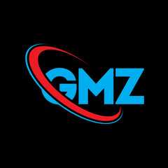 GMZ logo. GMZ letter. GMZ letter logo design. Initials GMZ logo linked with circle and uppercase monogram logo. GMZ typography for technology, business and real estate brand.