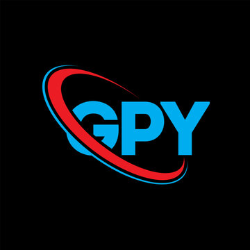 GPY logo. GPY letter. GPY letter logo design. Initials GPY logo linked with circle and uppercase monogram logo. GPY typography for technology, business and real estate brand.