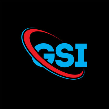 GSI logo. GSI letter. GSI letter logo design. Initials GSI logo linked with circle and uppercase monogram logo. GSI typography for technology, business and real estate brand.