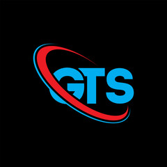GTS logo. GTS letter. GTS letter logo design. Initials GTS logo linked with circle and uppercase monogram logo. GTS typography for technology, business and real estate brand.
