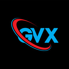 GVX logo. GVX letter. GVX letter logo design. Initials GVX logo linked with circle and uppercase monogram logo. GVX typography for technology, business and real estate brand.
