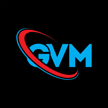 GVM logo. GVM letter. GVM letter logo design. Initials GVM logo linked with circle and uppercase monogram logo. GVM typography for technology, business and real estate brand.