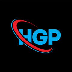 HGP logo. HGP letter. HGP letter logo design. Initials HGP logo linked with circle and uppercase monogram logo. HGP typography for technology, business and real estate brand.
