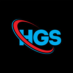 HGS logo. HGS letter. HGS letter logo design. Initials HGS logo linked with circle and uppercase monogram logo. HGS typography for technology, business and real estate brand.