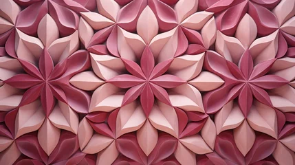 Gordijnen moroccan tiles rose, 16:9 © Christian