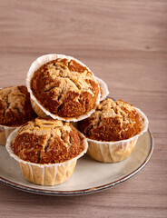 Vegan cinnamon muffins