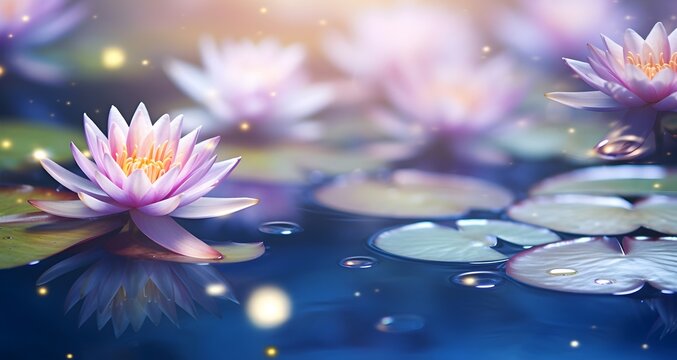 I am the beautiful water lily and I represent rebirth, purity, beauty and enlightenment, that is why you love looking at me and why I appear in so many paintings all over the world