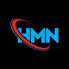 HMN logo. HMN letter. HMN letter logo design. Initials HMN logo linked with circle and uppercase monogram logo. HMN typography for technology, business and real estate brand.