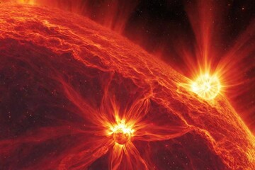 explosion of the sun
