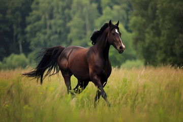 Standardbred - United States - Primarily used for harness racing, horse known for their speed and endurance