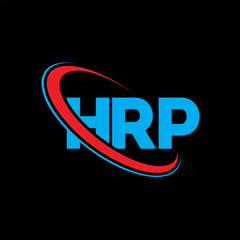 HRP logo. HRP letter. HRP letter logo design. Initials HRP logo linked with circle and uppercase monogram logo. HRP typography for technology, business and real estate brand.