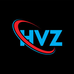 HVZ logo. HVZ letter. HVZ letter logo design. Initials HVZ logo linked with circle and uppercase monogram logo. HVZ typography for technology, business and real estate brand.