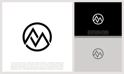 	
Initials M logo design. Initial Letter Logo. Innovative high tech logo template.	
