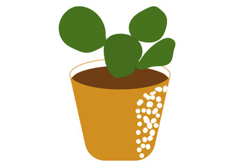 Plant Decor illustration for sticker and element