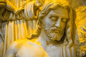 Jesus Statue at Christ the Redeemer Church at Kelambakkam, Chennai, Tamilnadu, South India...