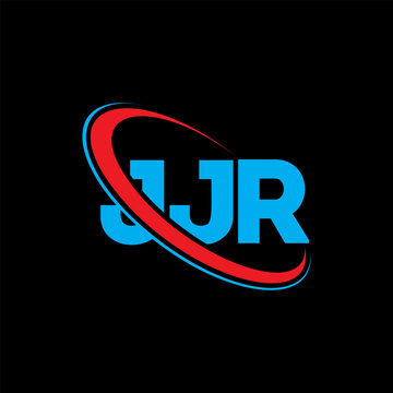 JJR logo. JJR letter. JJR letter logo design. Initials JJR logo linked with circle and uppercase monogram logo. JJR typography for technology, business and real estate brand.
