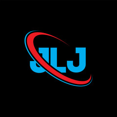 JLJ logo. JLJ letter. JLJ letter logo design. Initials JLJ logo linked with circle and uppercase monogram logo. JLJ typography for technology, business and real estate brand.