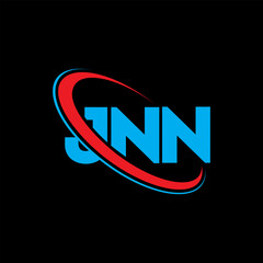 JNN logo. JNN letter. JNN letter logo design. Initials JNN logo linked with circle and uppercase monogram logo. JNN typography for technology, business and real estate brand.
