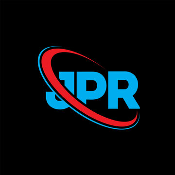 JPR logo. JPR letter. JPR letter logo design. Initials JPR logo linked with circle and uppercase monogram logo. JPR typography for technology, business and real estate brand.