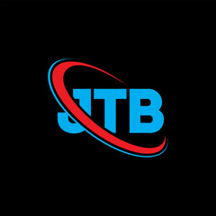 JTB logo. JTB letter. JTB letter logo design. Initials JTB logo linked with circle and uppercase monogram logo. JTB typography for technology, business and real estate brand.