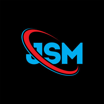 JSM logo. JSM letter. JSM letter logo design. Initials JSM logo linked with circle and uppercase monogram logo. JSM typography for technology, business and real estate brand.