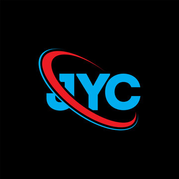 JYC logo. JYC letter. JYC letter logo design. Initials JYC logo linked with circle and uppercase monogram logo. JYC typography for technology, business and real estate brand.