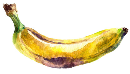 banana isolated on white background