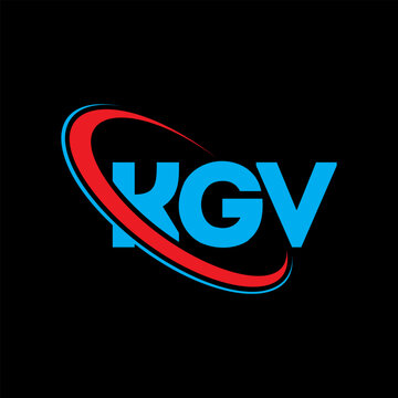 KGV logo. KGV letter. KGV letter logo design. Initials KGV logo linked with circle and uppercase monogram logo. KGV typography for technology, business and real estate brand.