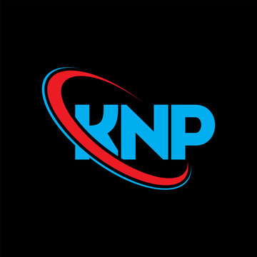 KNP logo. KNP letter. KNP letter logo design. Initials KNP logo linked with circle and uppercase monogram logo. KNP typography for technology, business and real estate brand.